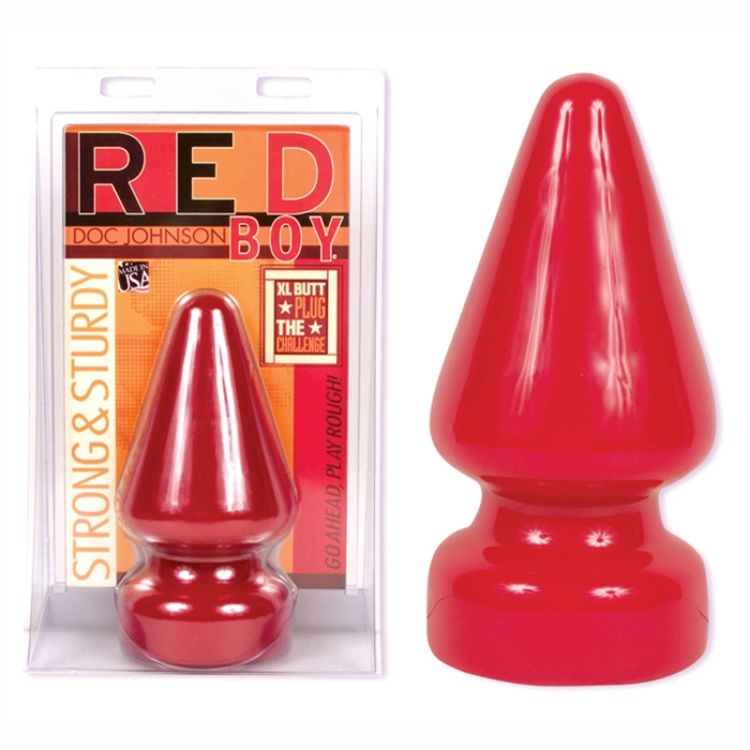 Image de RED BOY BUTT PLUG 9" RED