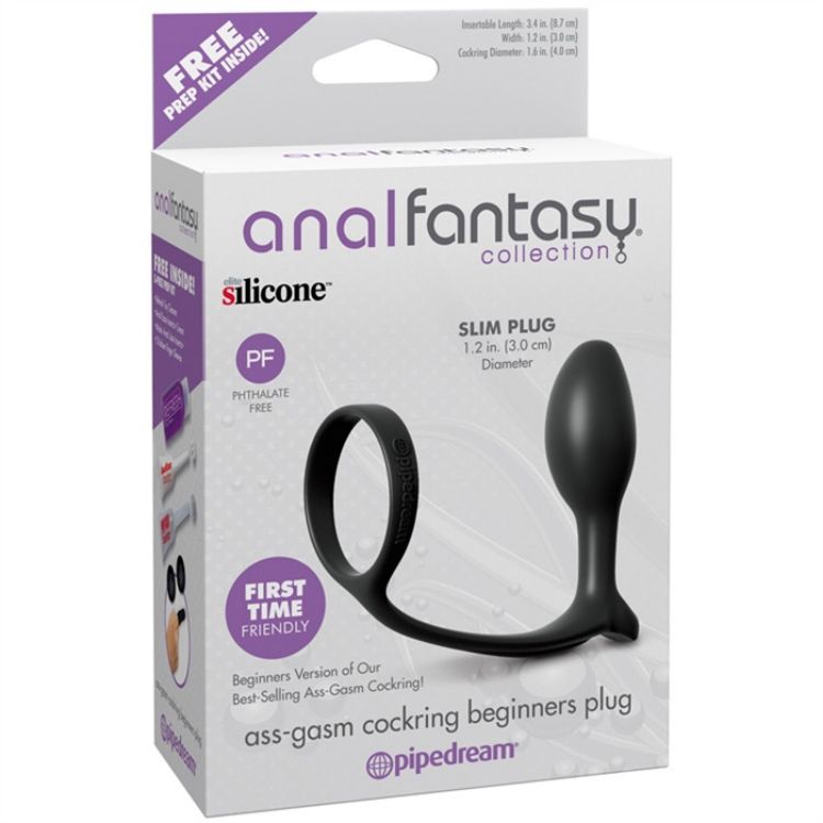 Image de ANAL FANTASY ASS-GASM COCK RING BEGINNERS PLUG