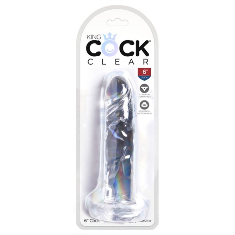 Image de King Cock Clear 6" Cock