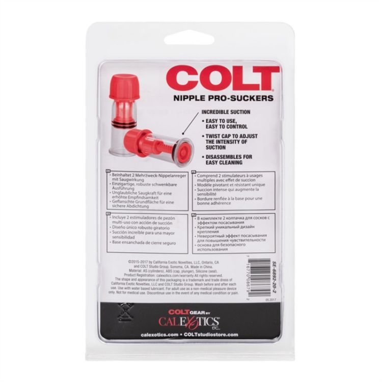 Image de COLT Nipple Pro-Suckers - Red