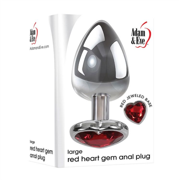 Image de LARGE RED HEART GEM ANAL PLUG