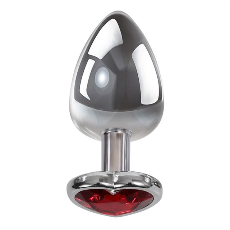 Image de LARGE RED HEART GEM ANAL PLUG