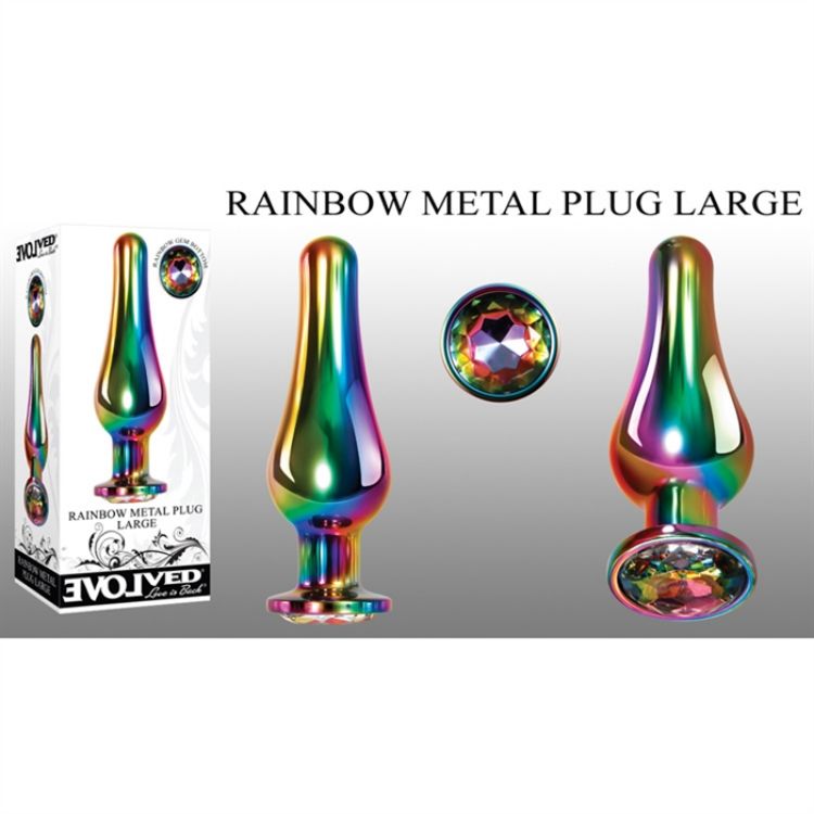 Image de Rainbow Metal Plug - Large