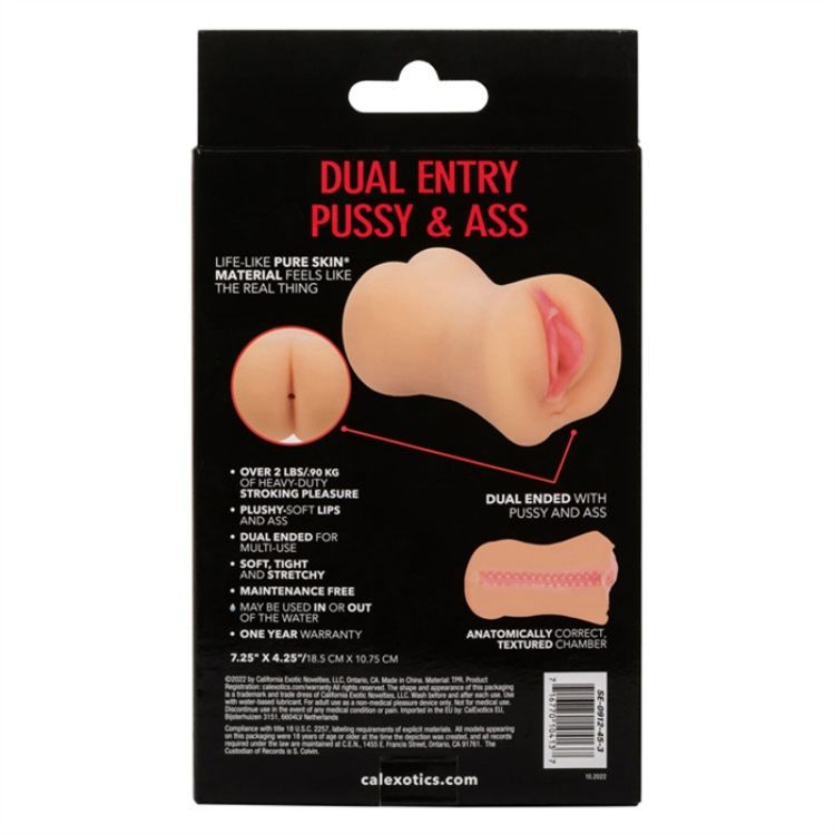 Image de Stroke It - Double entrée chatte et anus - Ivoire