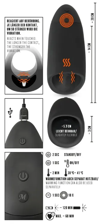 Image de Rebel masturbator with 3 functions