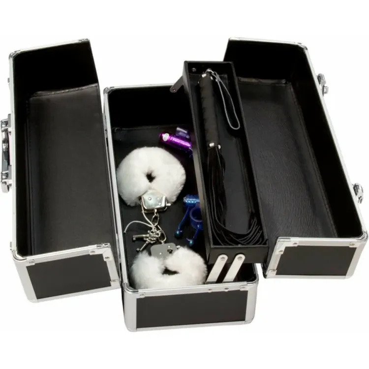 Image de PowerBullet - Grand étui verrouillable pour vibromasseur - Noir