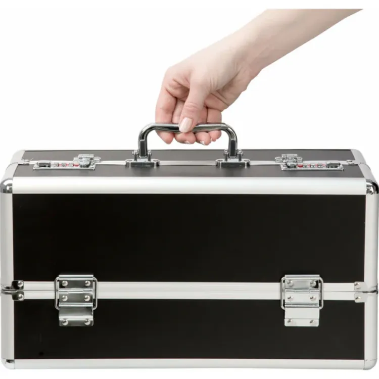 Image de PowerBullet - Grand étui verrouillable pour vibromasseur - Noir