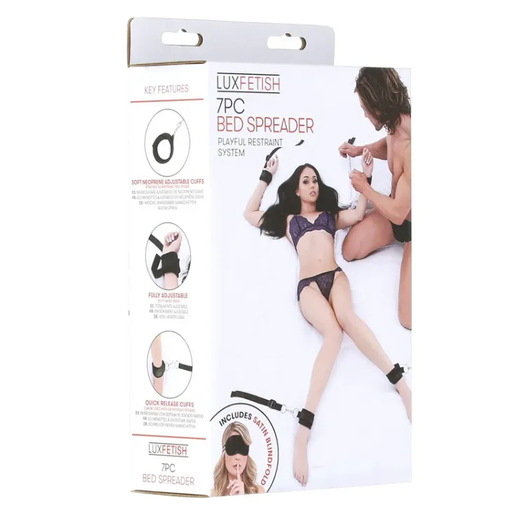 Image de Lux Fetish Lux Fetish – Système de retenue ludique 7 pièces pour lit