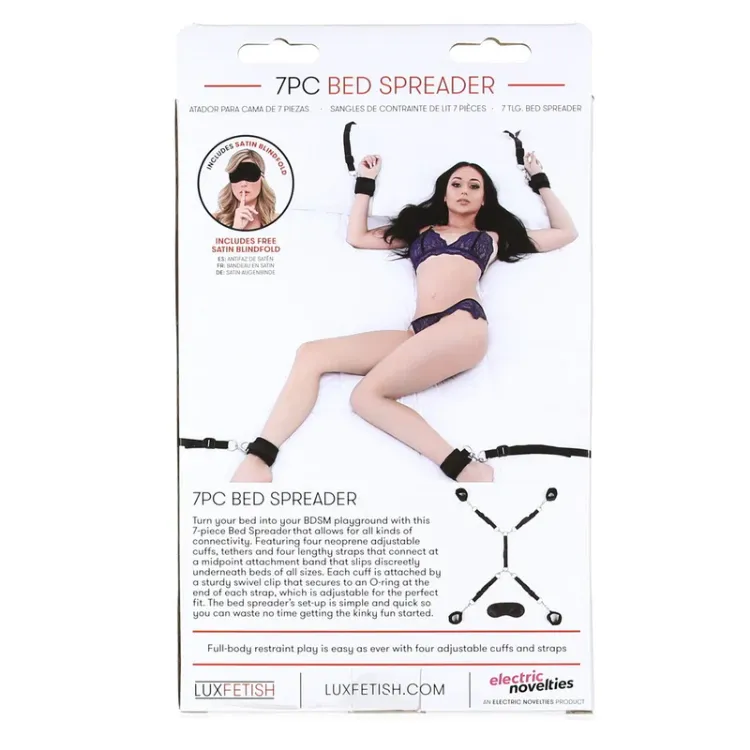 Image de Lux Fetish Lux Fetish – Système de retenue ludique 7 pièces pour lit