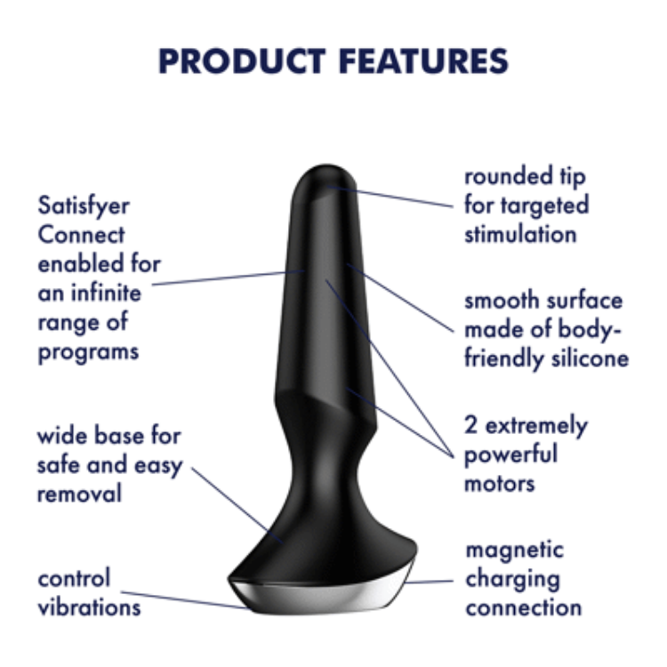Image de Satisfyer - Plug-ilicious 2 - Noir